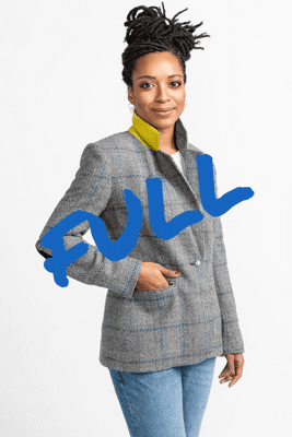 The Classic Blazer Tailoring Sewing Course 28th, 29th, 30th & 31st July 10am to 4pm