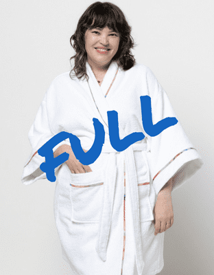 Towelling Bath Robe with Piping Pre cut fabric included Sun 7th Dec 10am to 5pm