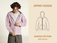 Zip Hoodie Sewing Workshop Fabric Pre cut included SAT 24TH  JAN 2026 10am to 5pm