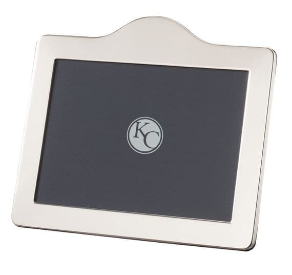 Classic Landscape Domed Photo Frame - Sterling Silver