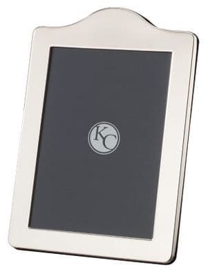 Classic Portrait Dome Photo Frame - Sterling Silver