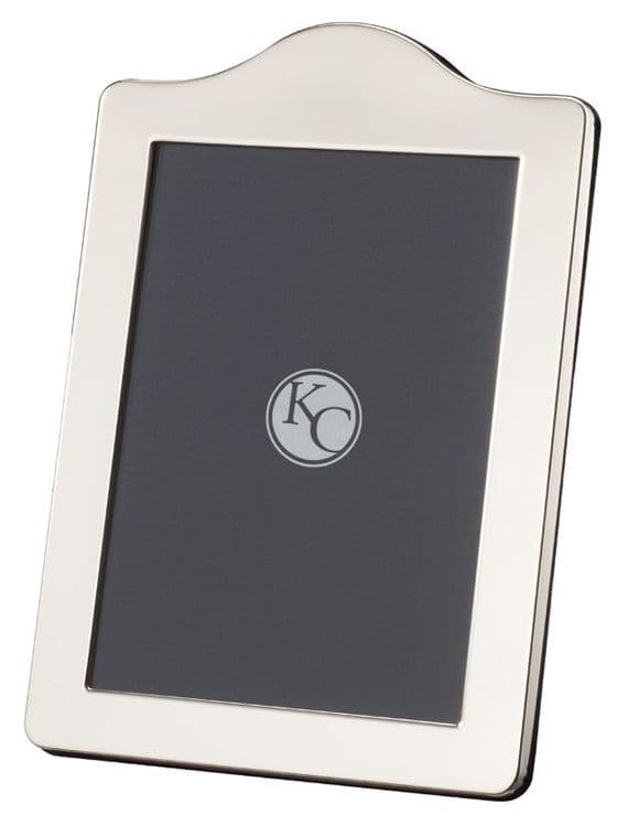 Classic Portrait Dome Photo Frame - Sterling Silver