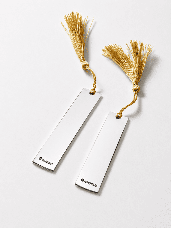 Sterling Silver Bookmark with Tassel | Made in Birmingham UK