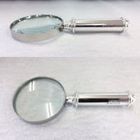 Magnifying Glass with Sterling Silver Straight Handle
