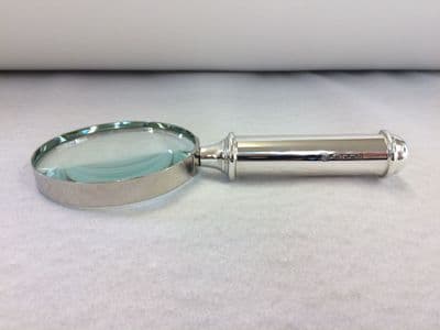 Magnifying Glass with Sterling Silver Straight Handle