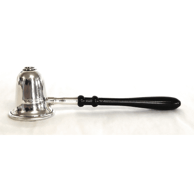 Mini Sterling Silver Candle Snuffer with Wooden Handle