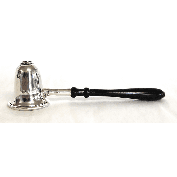 Mini Sterling Silver Candle Snuffer with Wooden Handle