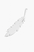Remember Me Feather / Christmas Decoration