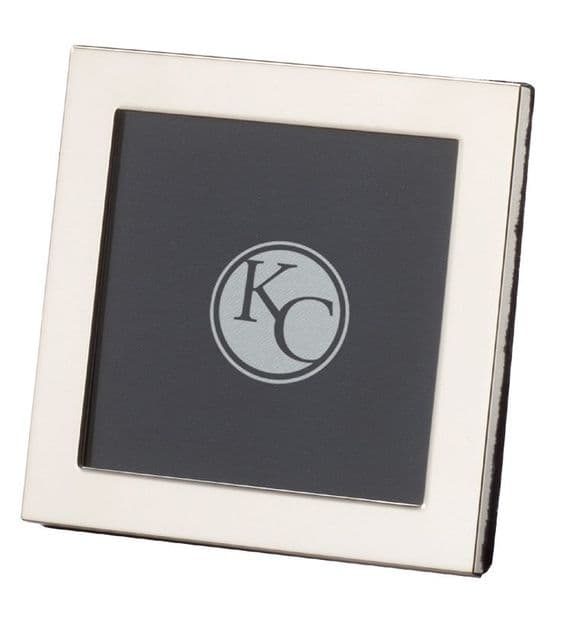 Slimline Single Square Photo Frame - Sterling Silver