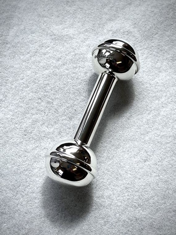 Sterling Silver Baby Rattle