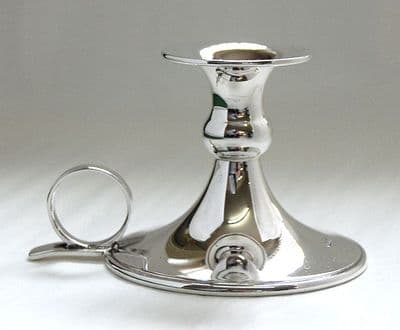 Sterling Silver Baptism Candlestick
