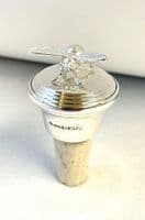 Sterling Silver Bee Bottle stopper