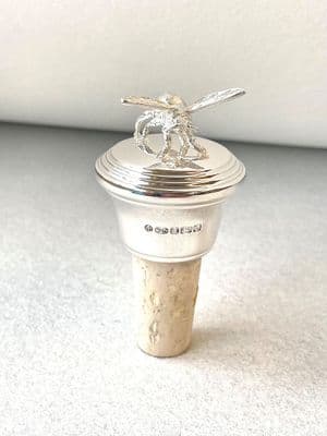 Sterling Silver Bee Bottle stopper