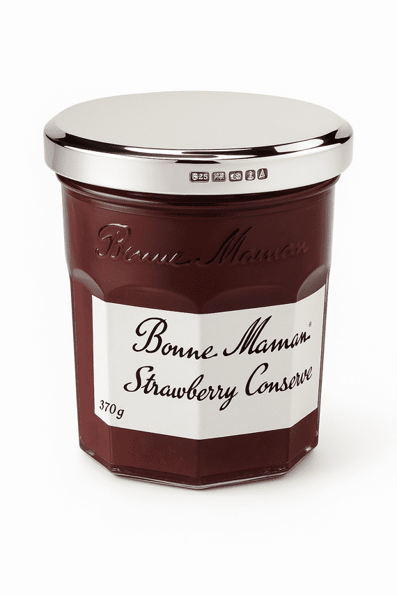 Sterling Silver Bonne Maman Lid | Hallmarked & Engraved