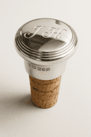 Sterling Silver Bottle Stopper – Plain Hallmarked Design