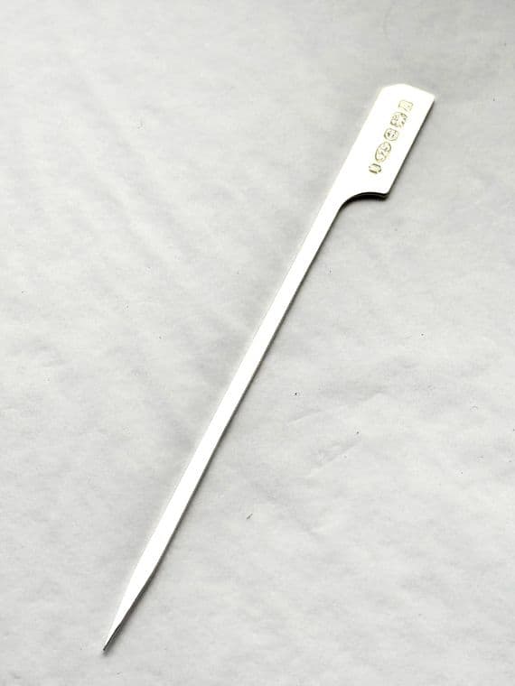 Sterling Silver Burger & Sandwich Skewer | Made in the Jewellery Quarter