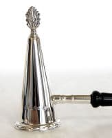 Sterling Silver Candle Snuffer with Wooden Handle