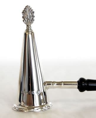 Sterling Silver Candle Snuffer with Wooden Handle