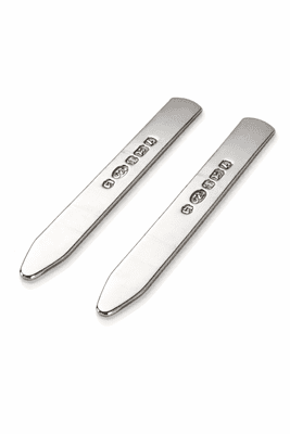 Sterling Silver Collar Stiffeners