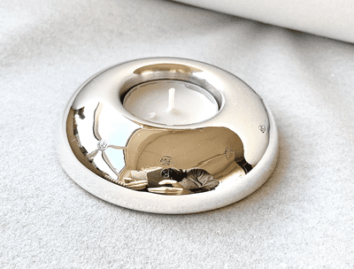 Sterling Silver Domed Tealight Holder