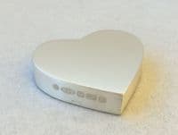 Sterling Silver Heart Paperweight