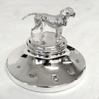 Sterling Silver Hound Paperweight