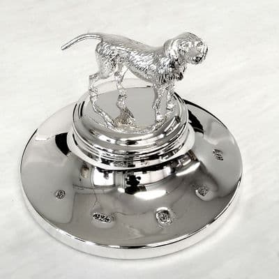 Sterling Silver Hound Paperweight