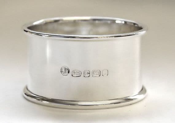 Sterling Silver Napkin Ring - Plain