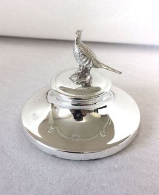 Sterling Silver  Pheasant Paperweight