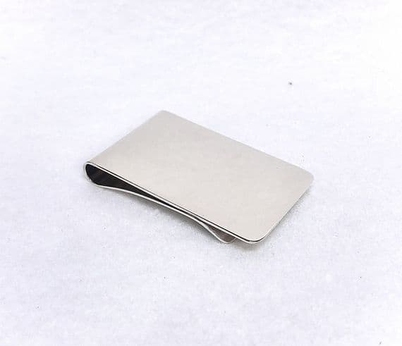Sterling Silver Plain Money Clip