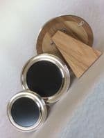 Sterling Silver Round Photo Frame