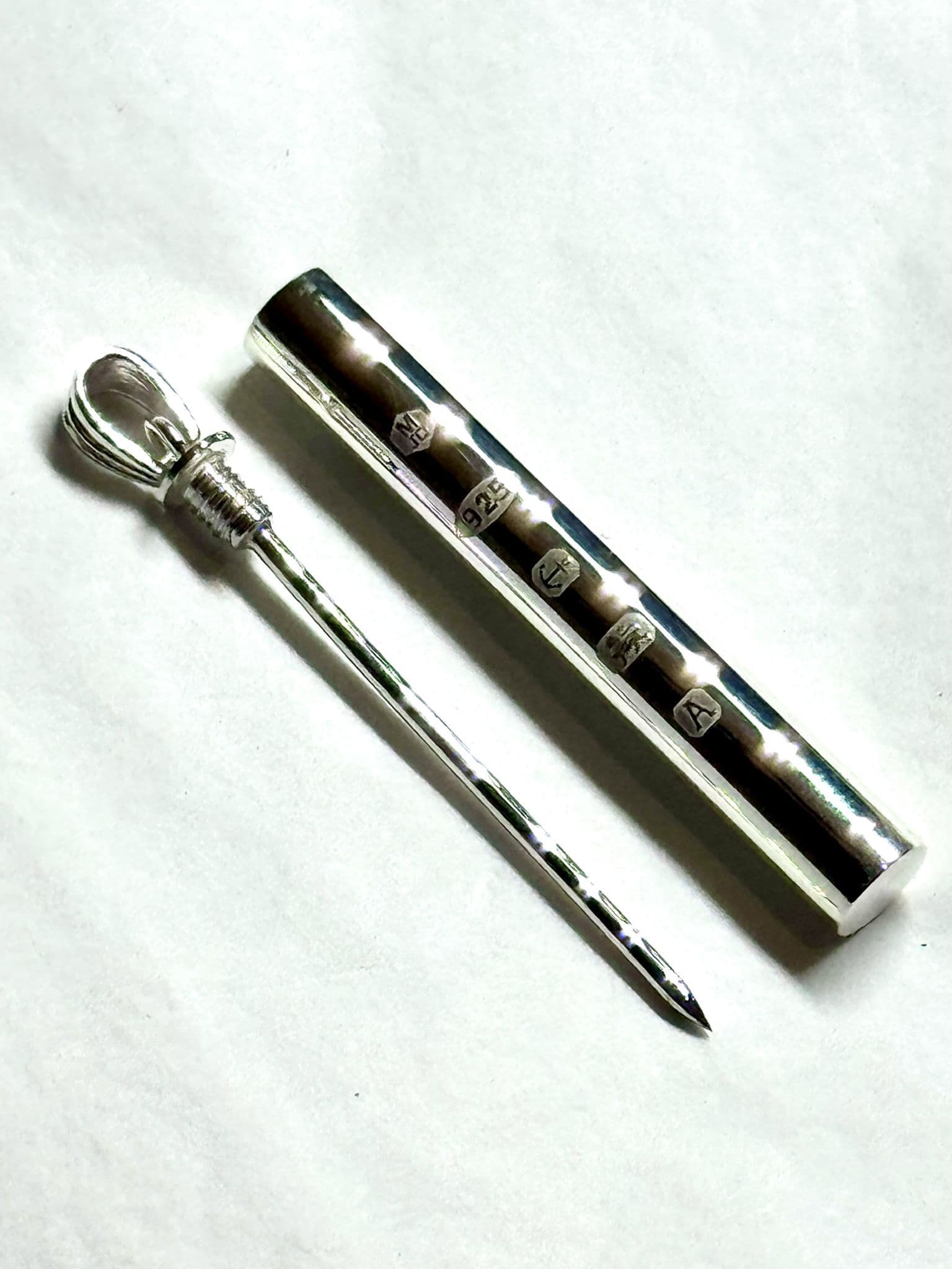 Sterling Silver Toothpick Holder | Handmade Jewellery Quarter