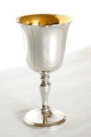 Sterling Silver Wine Goblet | Hallmarked & Engraved