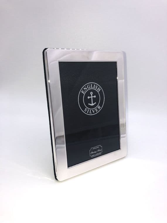 Traditional Plain Photo Frame - Sterling Silver
