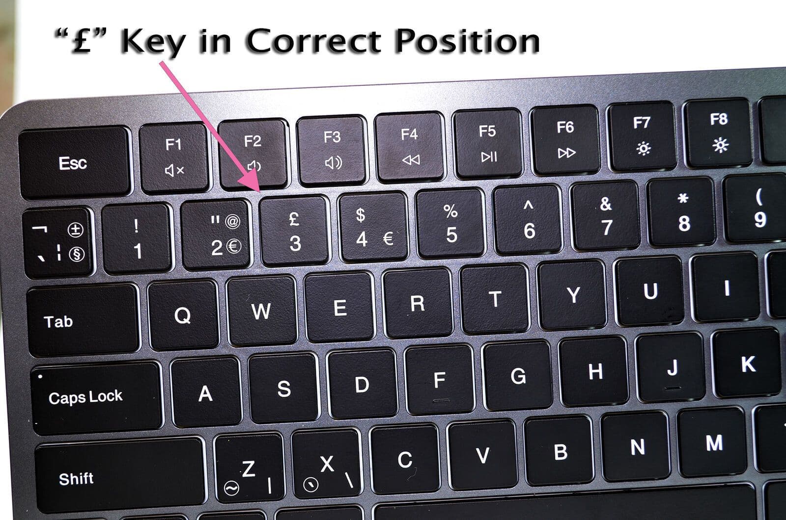 Jelly Comb Quad Pairing Bluetooth Wireless LED Backlit Keyboard UK Layout