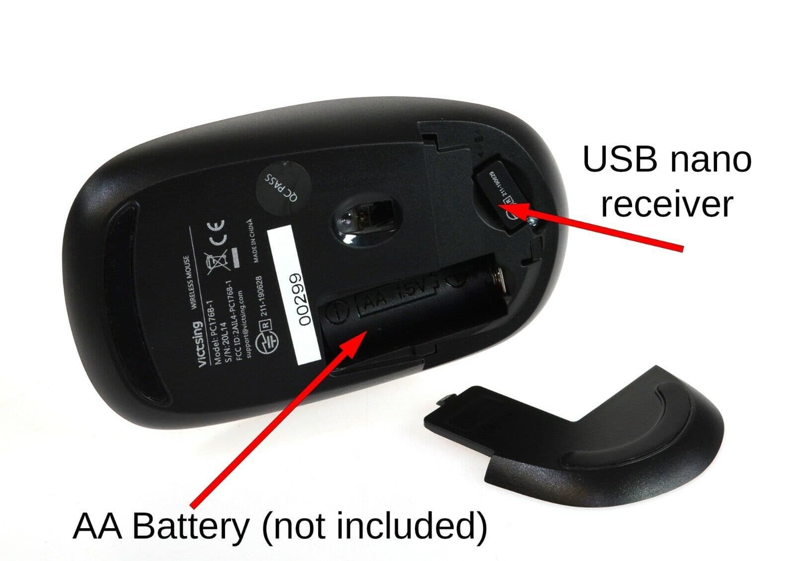 Wireless Keyboard Mouse Desktop UK Layout 2 4GHz Waterdrop Low Profile ...