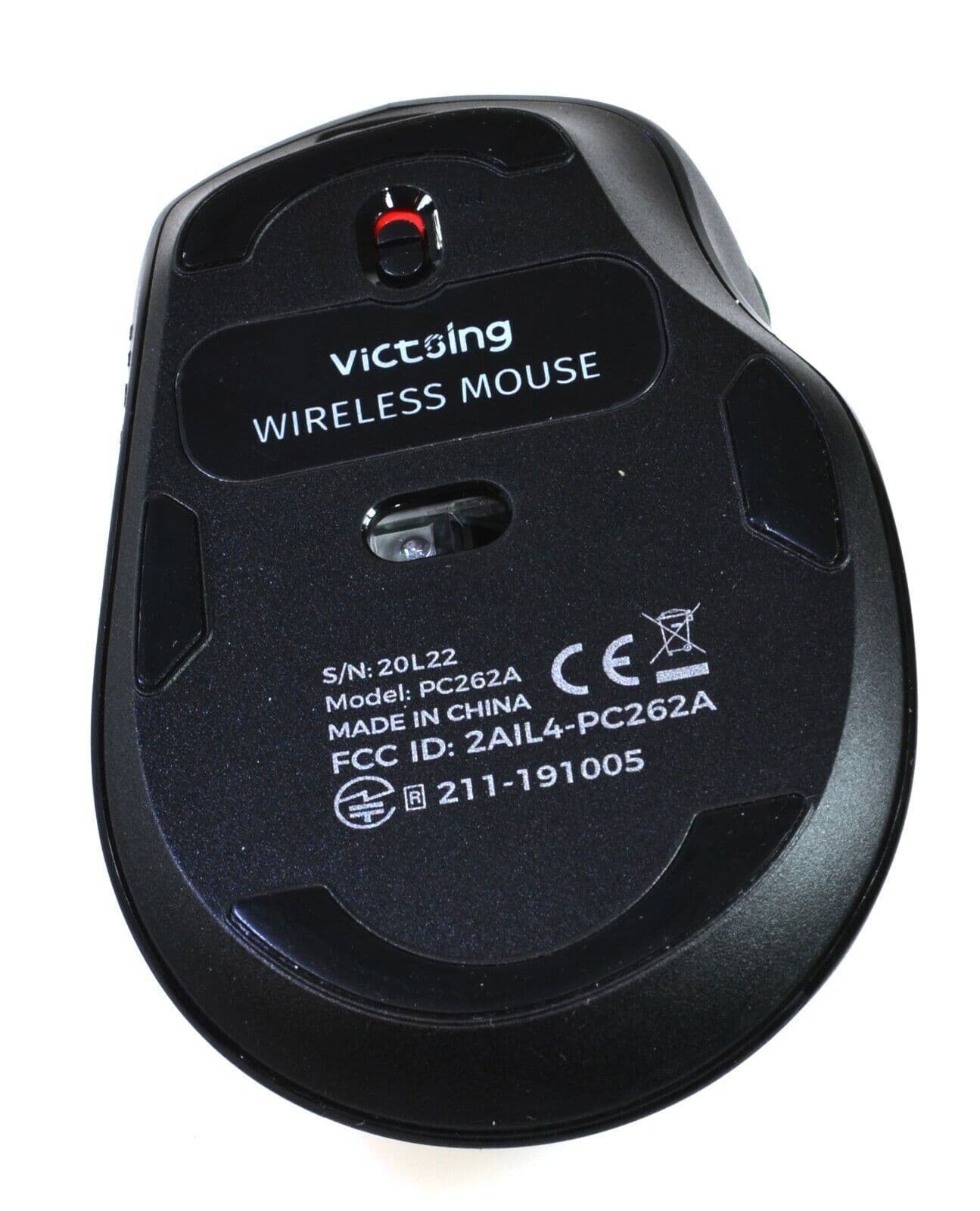 Wireless Optical Mouse 2 4GHz Rechargeable USB Nano Receiver Victsing ...