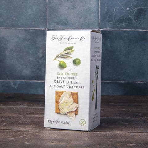 Gluten Free Extra Virgin Olive Oil & Sea Salt Crackers