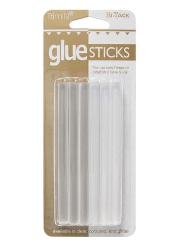 Adhesive: Hi-Tack Replacement Glue Sticks Clear (6)