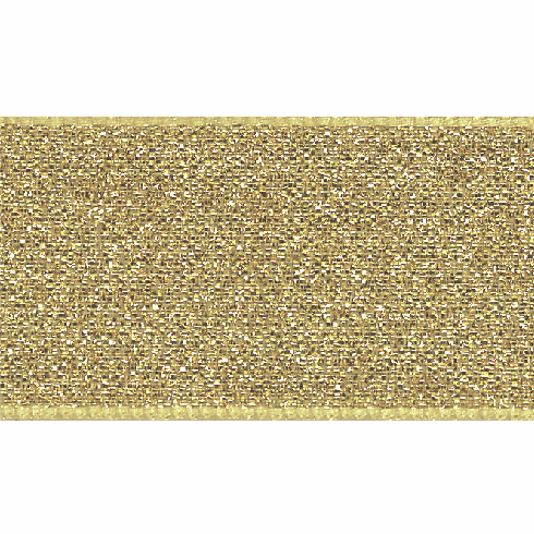 Berisfords Gold Metallic Ribbon - 15mm