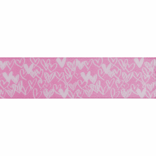 Berisfords Happy Hearts Ribbon - 25mm