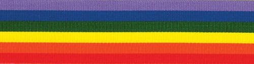 Berisfords Rainbow Ribbon - 15mm