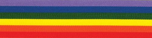 Berisfords Rainbow Ribbon - 25mm