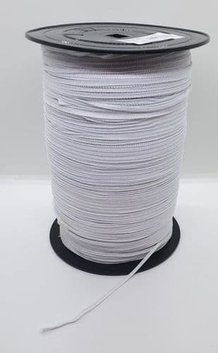 Braided Elastic - 3mm White