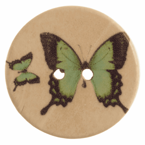 Butterfly Button - 20mm Diameter