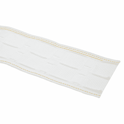 Curtain Tape - Woven Pocket Tape - Pencil Pleat - 76mm (3in) White