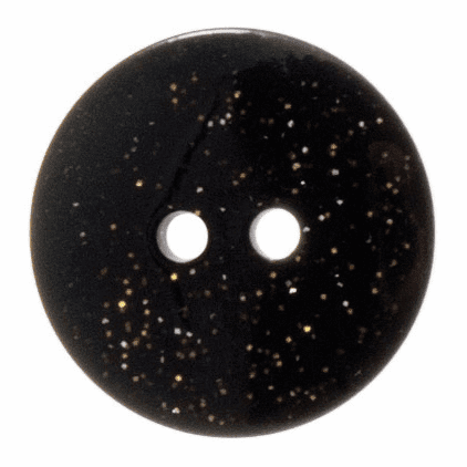 Dark Glitter Button - 20mm Diameter