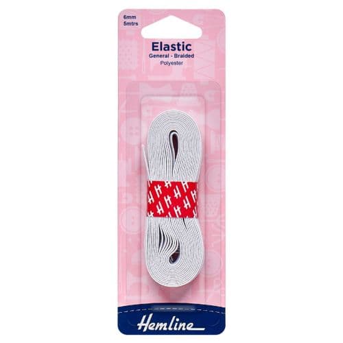 Elastic - General Purpose Braided - 5m x 6mm