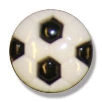 Football Button: 2-Colour: 13mm