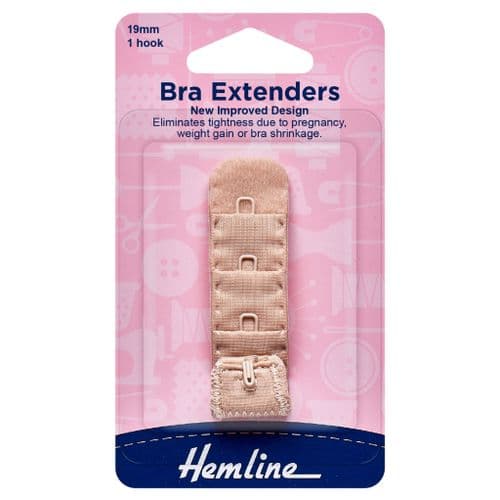Hemline Nude Bra Extender 19mm